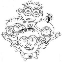 Coloring page: Minions (Animation Movies) #72064 - Free Printable Coloring Pages