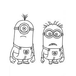 Coloring page: Minions (Animation Movies) #72078 - Free Printable Coloring Pages
