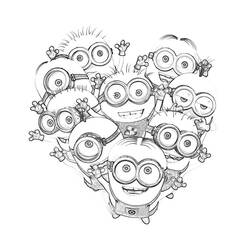 Coloring page: Minions (Animation Movies) #72080 - Free Printable Coloring Pages