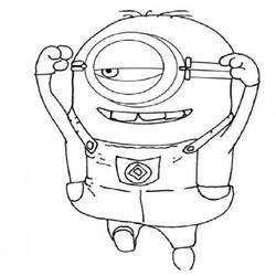 Coloring page: Minions (Animation Movies) #72089 - Free Printable Coloring Pages