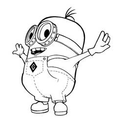 Coloring page: Minions (Animation Movies) #72157 - Free Printable Coloring Pages