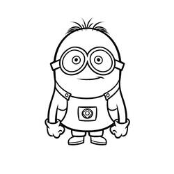 Coloring page: Minions (Animation Movies) #72163 - Free Printable Coloring Pages