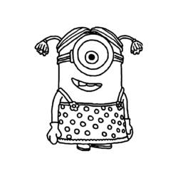 Coloring page: Minions (Animation Movies) #72164 - Free Printable Coloring Pages