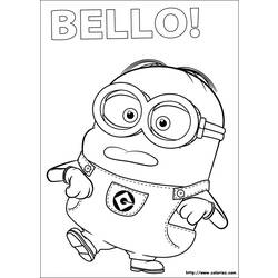 Coloring page: Minions (Animation Movies) #72166 - Free Printable Coloring Pages