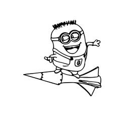 Coloring page: Minions (Animation Movies) #72168 - Printable coloring pages