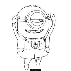 Coloring page: Minions (Animation Movies) #72172 - Free Printable Coloring Pages