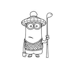 Coloring page: Minions (Animation Movies) #72173 - Printable coloring pages
