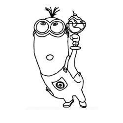 Coloring page: Minions (Animation Movies) #72179 - Free Printable Coloring Pages