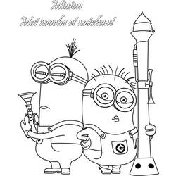 Coloring page: Minions (Animation Movies) #72185 - Free Printable Coloring Pages