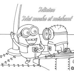 Coloring page: Minions (Animation Movies) #72193 - Free Printable Coloring Pages