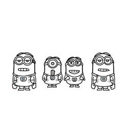 Coloring page: Minions (Animation Movies) #72200 - Free Printable Coloring Pages