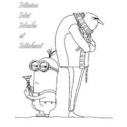 Coloring page: Minions (Animation Movies) #72208 - Free Printable Coloring Pages