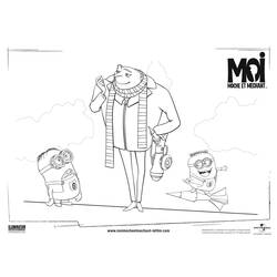 Coloring page: Minions (Animation Movies) #72240 - Free Printable Coloring Pages