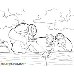 Coloring page: Minions (Animation Movies) #72256 - Free Printable Coloring Pages