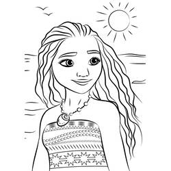 Coloring pages: Moana - Free Printable Coloring Pages