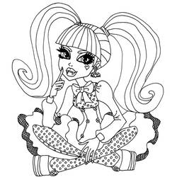 Coloring page: Monster High (Animation Movies) #24815 - Printable coloring pages