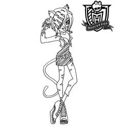 Coloring page: Monster High (Animation Movies) #24829 - Free Printable Coloring Pages