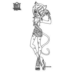 Coloring page: Monster High (Animation Movies) #24831 - Printable coloring pages