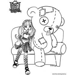 Coloring page: Monster High (Animation Movies) #24833 - Free Printable Coloring Pages