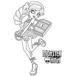 Coloring page: Monster High (Animation Movies) #24840 - Printable coloring pages