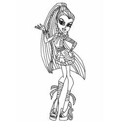 Coloring page: Monster High (Animation Movies) #24843 - Free Printable Coloring Pages