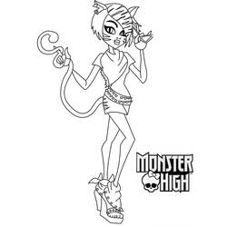Coloring page: Monster High (Animation Movies) #24846 - Printable coloring pages