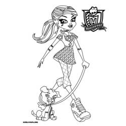 Coloring page: Monster High (Animation Movies) #24847 - Free Printable Coloring Pages