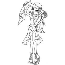 Coloring page: Monster High (Animation Movies) #24848 - Free Printable Coloring Pages