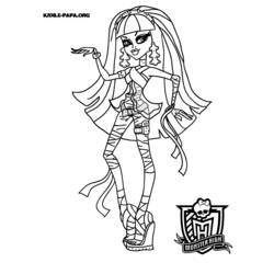 Coloring page: Monster High (Animation Movies) #24859 - Free Printable Coloring Pages