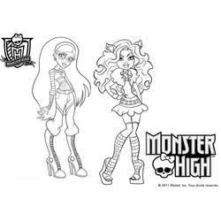 Coloring page: Monster High (Animation Movies) #24860 - Printable coloring pages