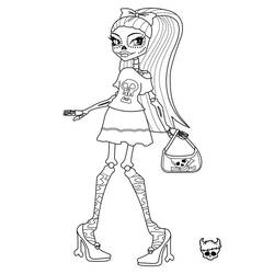 Coloring page: Monster High (Animation Movies) #24863 - Free Printable Coloring Pages