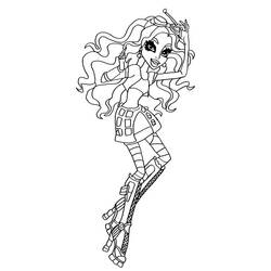 Coloring page: Monster High (Animation Movies) #24864 - Free Printable Coloring Pages