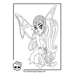 Coloring page: Monster High (Animation Movies) #24870 - Free Printable Coloring Pages