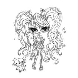 Coloring page: Monster High (Animation Movies) #24873 - Printable coloring pages