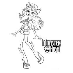 Coloring page: Monster High (Animation Movies) #24875 - Free Printable Coloring Pages