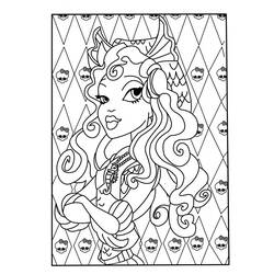Coloring page: Monster High (Animation Movies) #24885 - Free Printable Coloring Pages