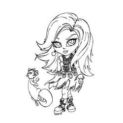 Coloring page: Monster High (Animation Movies) #24888 - Free Printable Coloring Pages