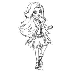 Coloring page: Monster High (Animation Movies) #24891 - Printable coloring pages