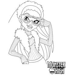 Coloring page: Monster High (Animation Movies) #24897 - Free Printable Coloring Pages