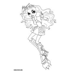 Coloring page: Monster High (Animation Movies) #24902 - Free Printable Coloring Pages