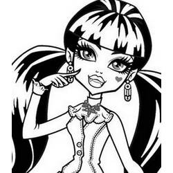 Coloring page: Monster High (Animation Movies) #24906 - Printable coloring pages