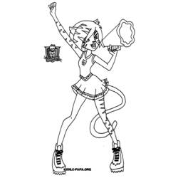 Coloring page: Monster High (Animation Movies) #24908 - Printable coloring pages