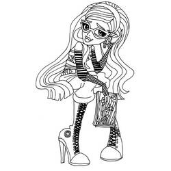Coloring page: Monster High (Animation Movies) #24913 - Free Printable Coloring Pages