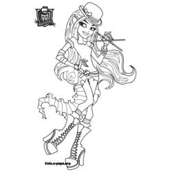 Coloring page: Monster High (Animation Movies) #24916 - Printable coloring pages