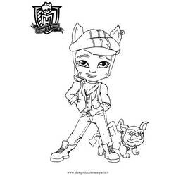 Coloring page: Monster High (Animation Movies) #24921 - Printable coloring pages