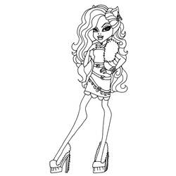 Coloring page: Monster High (Animation Movies) #24924 - Printable coloring pages