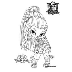Coloring page: Monster High (Animation Movies) #24925 - Free Printable Coloring Pages