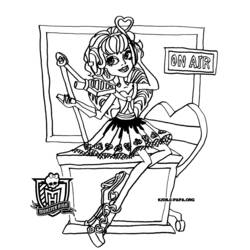 Coloring page: Monster High (Animation Movies) #24929 - Free Printable Coloring Pages