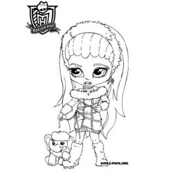 Coloring page: Monster High (Animation Movies) #24934 - Free Printable Coloring Pages