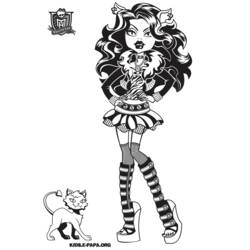 Coloring page: Monster High (Animation Movies) #24938 - Printable coloring pages